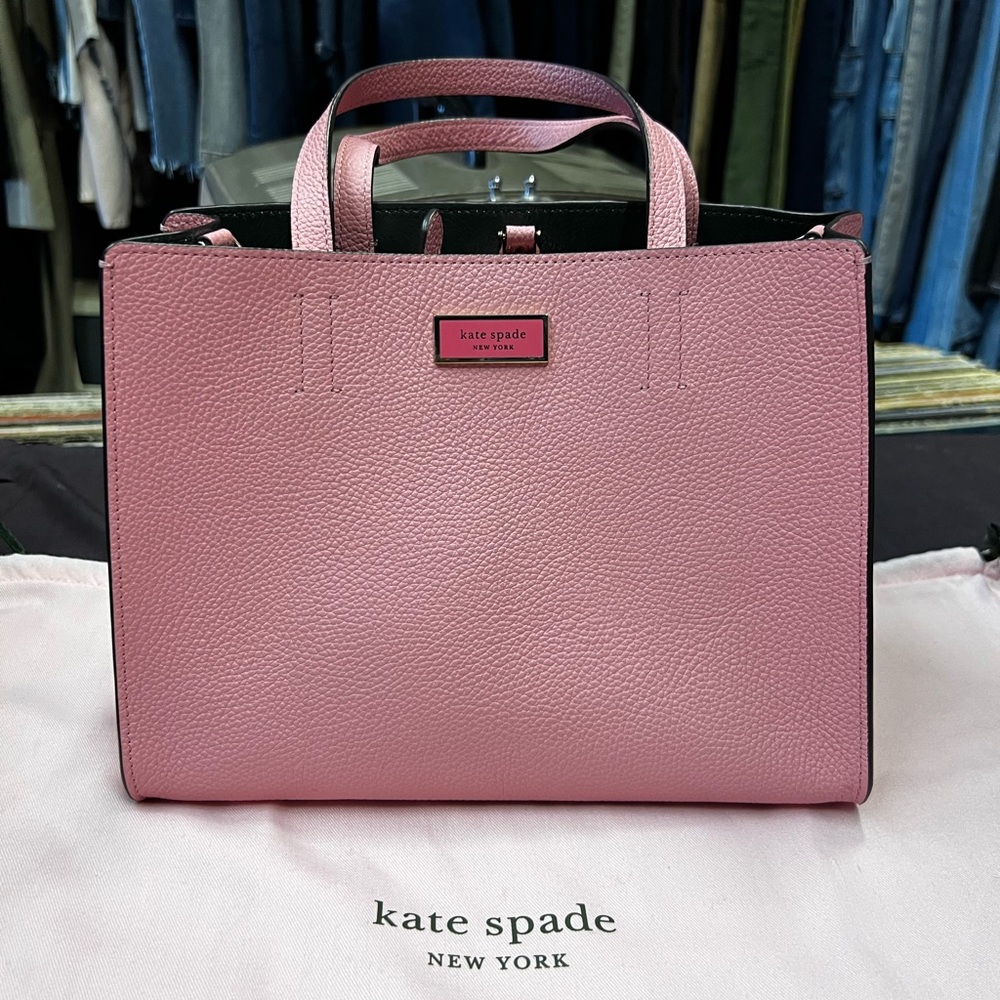 Kate Spade Pink Satchel Bag Authentic - Picture 2 of 8